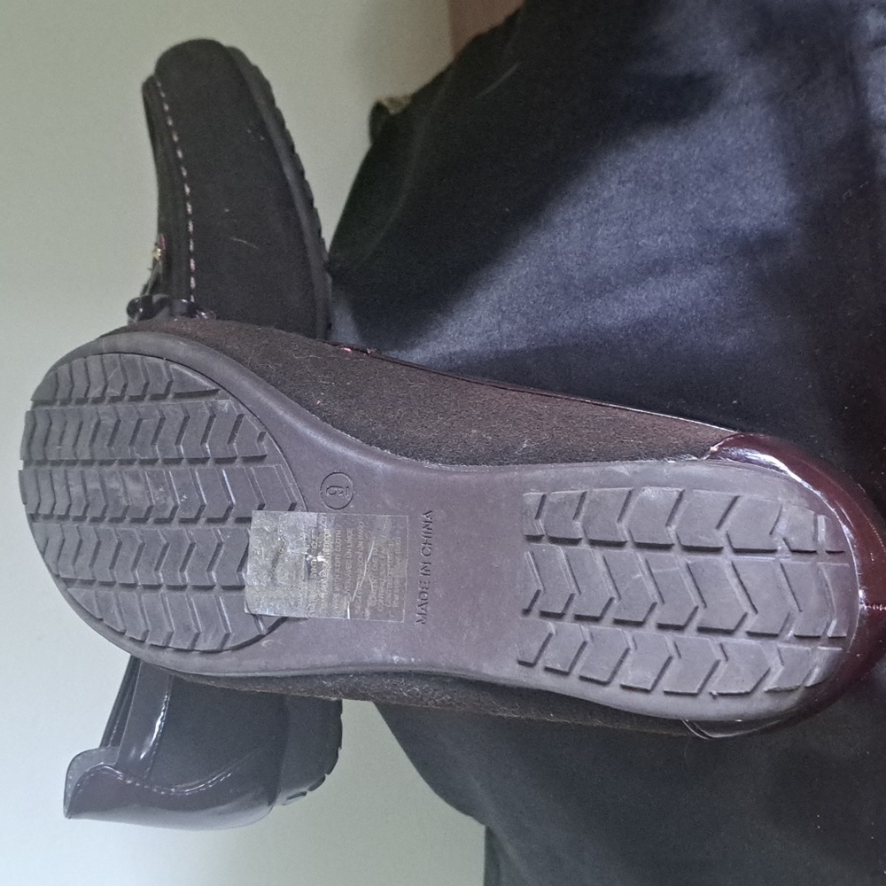 AVON Cushion walk NBW brown/ Shiny Slip in Woman loafer size 9 - Picture 4 of 11